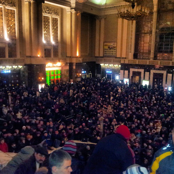 #Киев- Пассажирский #сегодня прекрасен #govoritdonetsk #transport #crowd #Kyiv