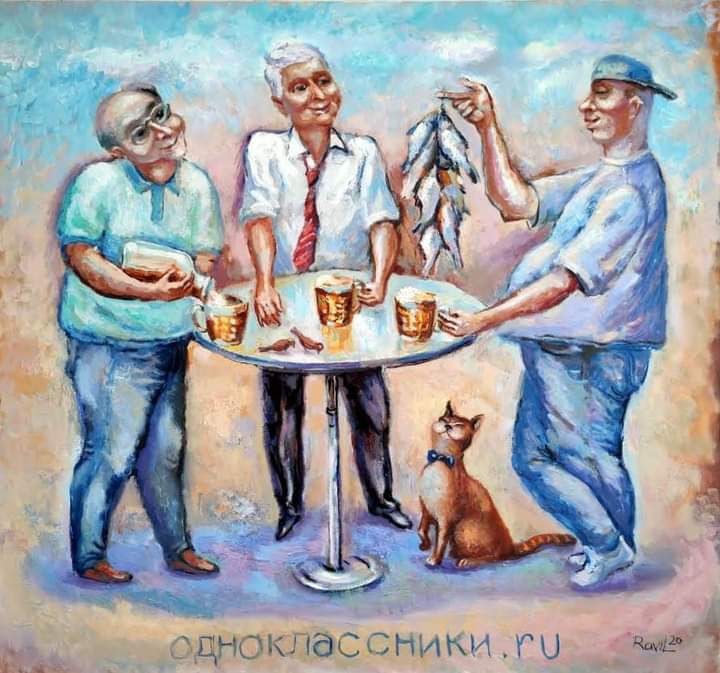 "Есть что вспомнить" , - написал в сопроводительной публикации к своей работе донецкий #художник Равиль #Акмаев #Донецк #фото...