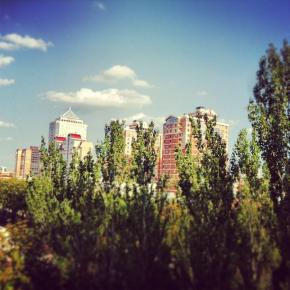 #donetsk #ukraine #sun #sky #day #summer #trees #green #blu #bighouse #beautiful