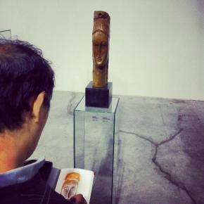 #Девушка #Модильяни и #художник пока еще с ухом #скульптура #girl #arts #painting #sculpture #Modiligiani #govoritdonetsk...